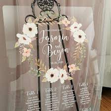 Plan De Table Support Acrylique Moderne Et Transparent Plan De Table Mariage Plan De Table Centre De Table Mariage