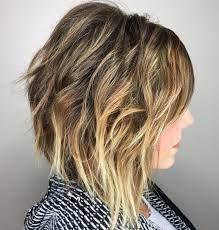 Messy Teased Slanted Bob Messy Bob Hairstyles Choppy Bob Haircuts Choppy Bob Hairstyles