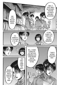 The basement is a small room with a desk, a chair, and several shelves containing bottles of medicine and books about medicine. Attack On Titan Vol 21 Chapter 85 The Basement English Scans