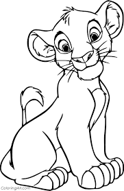 The lion king is disney's animated film about the lion simba growth and revenge story. The Lion King Coloring Pages Coloringall