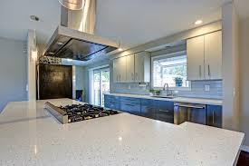 The countertop has a soft square lustrous finish using a ¾ thick quartz slab. Comparing Different Quartz Countertop Brands Granite Selection