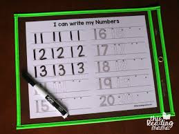 Many writing styles also require numbers to be written out with words if they appear at the beginning of a sentence.2﻿ for example, the number 23 appears in the middle of this sentence, so it can be written with numbers. Writing Numbers 1 20 Freebie This Reading Mama