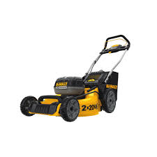 How to measure mower deck width? Dewalt 20 In 20v Max Lithium Ion Cordless Walk Behind Push Lawn Mower With 2 5 0ah Batteries And Charger Included Dcmw220p2 The Home Depot Cordless Lawn Mower Push Lawn Mower Best Lawn Mower