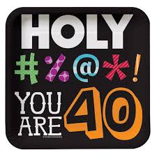 Below are some romantic and loving 40th birthday wishes for him. Holy Bleep 40th Birthday 40th Birthday Napkins 40th Birthday Funny Happy 40th Birthday