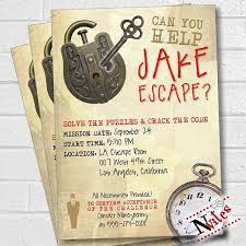 Pin On Escape Room Party