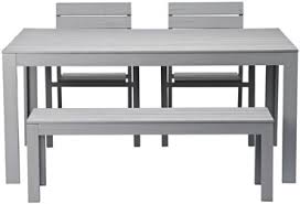 J'avais une table de jardin ikea, dont le bois commençait sérieusement à se dégrader, j'ai donc choisi de remplacer toutes les lattes par des planches de. Falster Meubles D Exterieur En Aluminium Ikeaddict