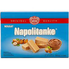 Napolitanke isto tako mogu biti dobre kao i kupovne, pa i još bolje, probajte ovaj recept i uverićete keks napolitanke sastojci: Kras Napolitanke Nougat Wafers 330g