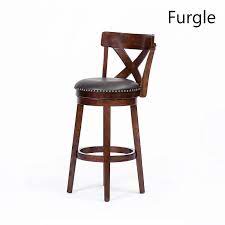 Pull one or two up to the kitchen island to enjoy a quick breakfast, or take in your latest read at a tall bistro table in the nook. Furgle Expresso New Bar Stools 24 29 Height Padded Seat Swivel Bistro Kitchen Dining Pub Chair Leather Bar Chairs Wood Bar Aliexpress