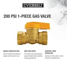 1/2" Gas Ball Valve, MIP x MIP Brass | Same-Day LA Delivery