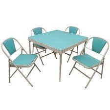 Modern card table and chairs. Vintage Mid Century Modern Folding Table And Chairs By Durham Modern Folding Tables Table And Chairs Card Table And Chairs