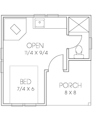 At 1,200 square feet, it is considerably smaller than the average family home in north america, which measures 2,800 square feet in the u.s. Bungalow Style House Plan 1 Beds 1 Baths 200 Sq Ft Plan 423 66 Houseplans Com