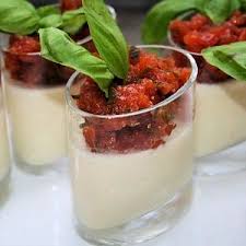 Special Regime Dukan Panna Cotta Au Chevre Et Tartare De Tomates Dukan Gelee De Tomate Recettes De Cuisine Recette