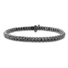 Adorn your wrists with strikingly designed black tennis bracelet from alibaba.com. 3ct Black Diamond Tennis Bracelet In Black Rhodium