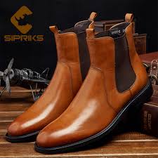 Looking for the best boots for men? Sipriks Fashion Mens Flat Chelsea Boot Light Brown Stretch Leather Boots Men Indian Work Boots Rubber Sole Ankle Boots For Men Boots Fashion Men Boots For Menboots Men Aliexpress