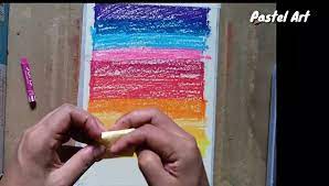 Want the supplies in this video? Easy Sunset Scenery Drawing With Oil Pastels Beginner Step By Step Video Dailymotion