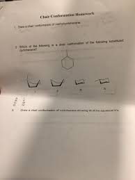 Double newman diagram for methylcyclohexane. Chair Conformation Homework 1 Draw A Chair Chegg Com