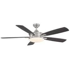 Bulk buy brushed nickel ceiling fans online from chinese suppliers on dhgate.com. Home Decorators Collection Anselm 54 In Integrated Led Indoor Brushed Nickel Ceiling Fan With Light Kit And Remote Control Sw1478 54inbn The Home Depot Ceiling Fan With Light Fan Light Ceiling Fan