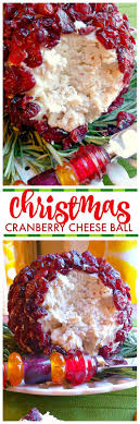 Christmas Cranberry Cheese Ball A Festive Cheese Ball Made With Goat Cheese Or Cream Cheese White Ched Cheese Ball Recipes Cranberry Cheese Appetizer Recipes