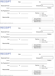 Have a rental receipt template ready. Generic Receipt Template Receipt Template Free Receipt Template Receipt