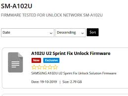 What about samsung a102u software a102uaqubcfc unlock. Paid Flash File Free Downlaod This Site Sm A102u U2 Sprint Fix Unlock Network Firmware