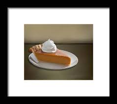 Slice of Pumpkin Pie Framed Print
