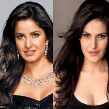 Zarine Khan Was In The News For Her Resemblance With B Wood Beauty Katrina Kaif And Was The Leading Lady In Salman Khan S Dre Celebs Look Alike Celebrity Twins