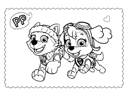 Dibujos para colorear paw patrol morning kids. 10 Beste Paw Patrol Ausmalbilder Zum Ausdrucken Super Malvorlagen