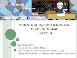Teknik Menjawab Fizik Membalik Buku Halaman 1 35 Anyflip