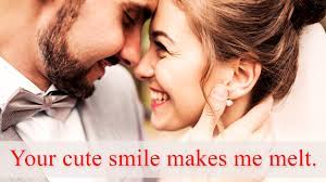 Either my eyes are closed or opened, it's always your beautiful smiling. Cute Love Quotes To Make Her Smile Blush Feel Special Cute Images