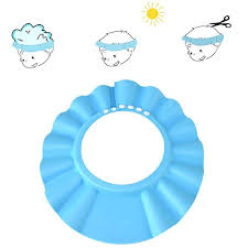 Babies take a bath, swim and protect their ears to prevent water from entering the ears. Baby Bathing Grooming Bathroom Shower Cap Wash Hair Cover Head Hat For Child Toddler Kids Bathing
