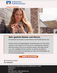 But sometimes, you might find yourself in a situation where you didn't get a code. Volksbank Spam Aktuell Diese Phishing Mail Sind Im Umlauf Update