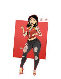 Mulan's new clothes by TerryAlec on DeviantArt | Punk disney, Disney fan  art, Disney princess art