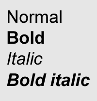 Maybe you would like to learn more about one of these? Italic Font Clc Definition
