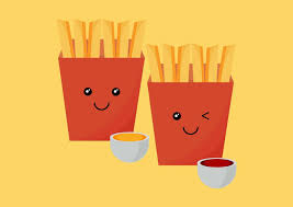 Illustration Of Packaged French Fries With Three Types Of Sauce With Different Flavors 3807061 Vector Art At Vecteezy