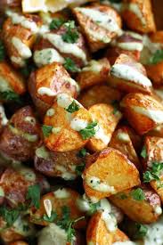 crispy potatoes with garlic lemon avocado aioli i love vegan recipe recipes whole food recipes cooking recipes crispy potatoes with garlic lemon