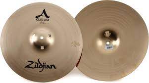 Zildjian 14 Inch A Custom Hi Hat Cymbals Sweetwater