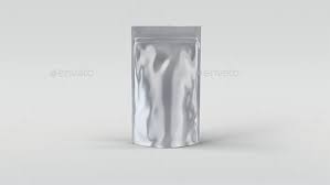 Foil Bag Mock Up Pack Foil Modern Holiday Decor Mockup
