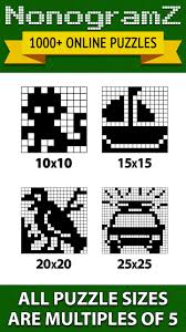 Use the numbers in the rows and columns to solve the puzzle. Nonogramz 1000 Online Puzzles Best Free Nonogram Crosswords Game