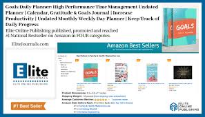 I organized the list of time management books into categories so that you can easily compare against your own library of the best time management books, and explore the various time management books in a more relevant way. Goals Daily Planner By Elite Journals Hits 1 Bestseller On Amazon By Melanie Johnson Linkedin