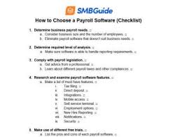 In short, this payroll software for small business is an essential way to become more productive and add time back into your day. How To Choose A Payroll Software Step By Step Guide