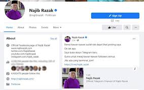 Do's and don'ts of boost post. Sukar Lihat Najib Di Fb Pergi Saja Ke Telegram Malay News Malaysian Newspapers From Kuala Lumpur