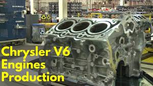 The first v6 engines were designed and produced independently by marmon motor car company, deutz gasmotoren fabrik and delahaye. Chrysler V6 Engines Production Youtube