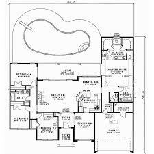 With a nice variety of home plans with a pool to choose from, you will have no trouble finding the perfect design. Ooh I Love This One The Master Suite Is Fantastic With Two Walk In Closets On Either Side Of The Tub Pool House Plans Garage House Plans House Floor Plans