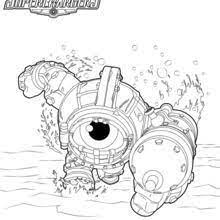 Skylanders coloring pages hellokids skylanders coloring pages skylanders coloring pages swap force. Skylanders Superchargers Coloring Pages Dive Clops Skylanders Birthday Party Skylanders Birthday Ninja Turtle Birthday