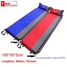 Flytop Self Inflating Inflatable Camping Picnic Mat Splicing Thick Air Mattress Sleeping Pad Tent Folding Camping Bed Camping Sleeping Pad Air Mattress Camping