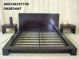 Tempat Tidur Solid Kayu Jati Ala Jepang Bedroom Furniture Sets Wooden Sofa Designs Platform Bed Designs
