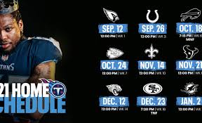2021 season schedule, scores, stats, and highlights. Tennessee Titans Nissan Stadium