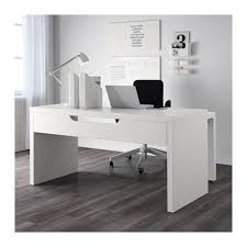Malm Bureau Met Uittrekbaar Blad Wit 151x65 Cm Ikea White Paneling Ikea Malm Desk Ikea White Desk