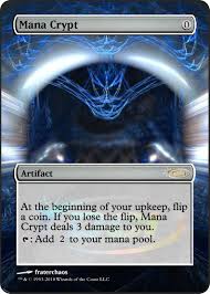 This process is relatively easy and produces great looking proxies. Magic The Gathering Mana Crypt Proxy Magic The Gathering Cards Mtg Altered Art Magic The Gathering