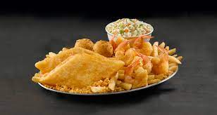 Long john silver's fish uses a batter, which is a mixture of wet and dry ingredients. Long John Silver S Variety Platter Fish Shrimp